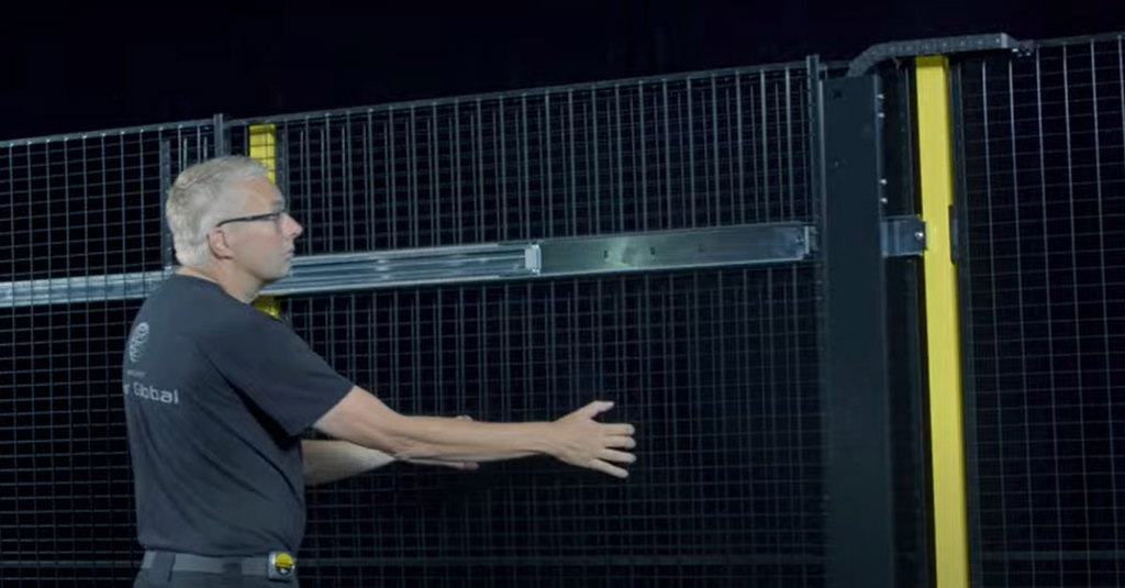 Instalare una Cadena de cable flexible para puertas correderas con Axelent