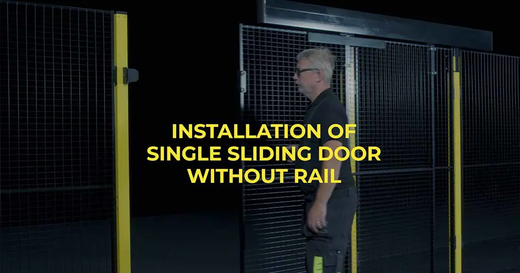 Instalar una Puerta corredera sin dintel con Axelent