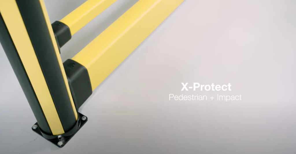 Instalare de la Barrera peatonal + de impacto con Axelent