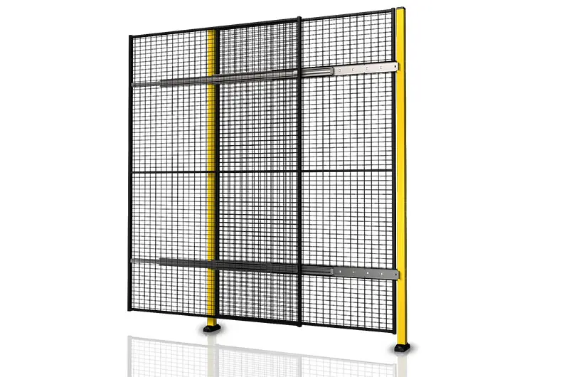 Puerta corredera sencilla sin riel