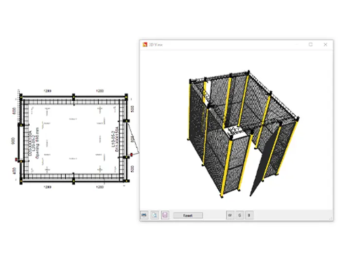 Las bandejas de cables son una revolución para células de protección de máquinas Las bandejas de cables son una revolución para células de protección de máquinas