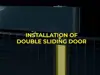 Instruction video on how to assemble a Double sliding door with 2-step rail