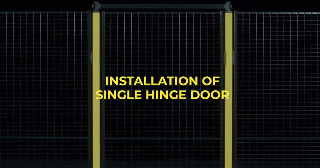 Instalar puerta batiente de una hoja con Axelent