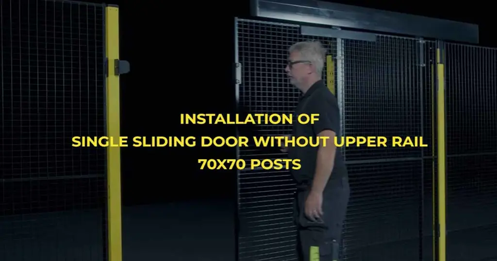 Instalar una Puerta corredera sin carril con Axelent