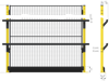 Altura 2300 mm sin panel