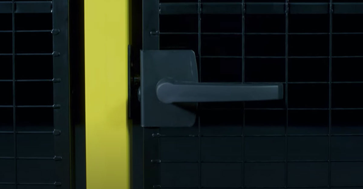 Cerradura con pestillo