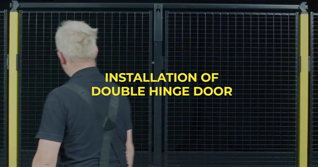 Instalar una Puerta batiente de doble con Axelent