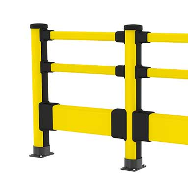 Barrera Peatonal Essential con Protección de Impacto Alta