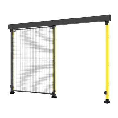 Puerta corredera solapada