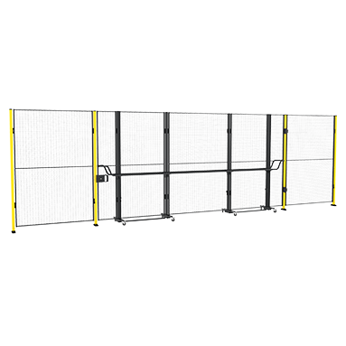 Puerta de bisagra desmontable