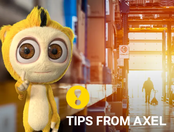 ¡Los consejos de Axel para un almacén seguro! ¡Los consejos de Axel para un almacén seguro!
