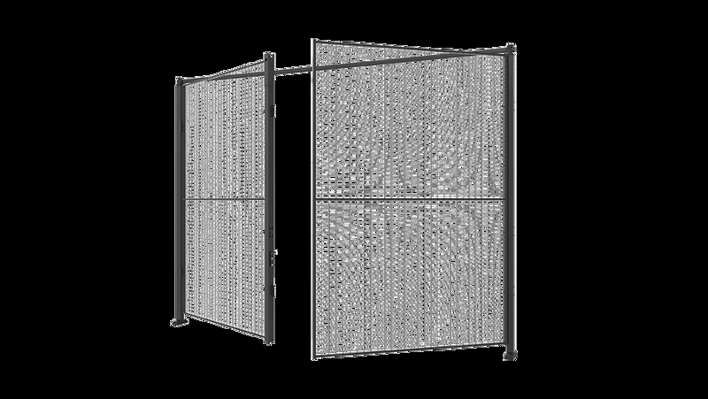 Puerta batiente de doble hoja