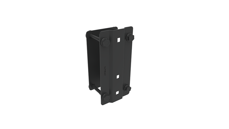 Adaptador de poste ajustable