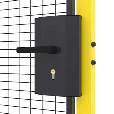 Cerradura manual con llave