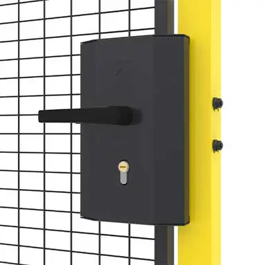 Cerradura manual con llave